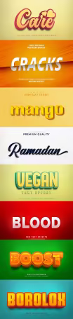 Psd text effect set vol 020