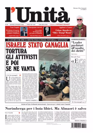 L'Unita - 21 maggio 2026