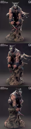 Jace The Sculptor – Wolverine – 3D Print Model