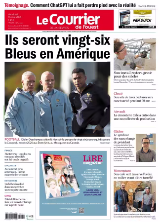 Le Courrier de l’Ouest (DeuxSevres) - 15 mai 2026