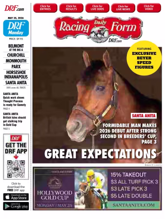 Daily Racing Form National Digital Edition - 25 May 2026