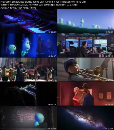 Soul 2020 BluRay 1080p DDP Atmos 5.1 x264-hallowed