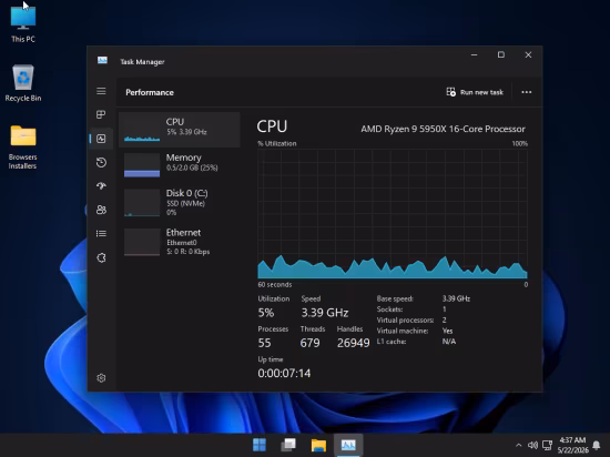 tiny11 23H2 Build 22631.7079 Preactivated AnkhTech