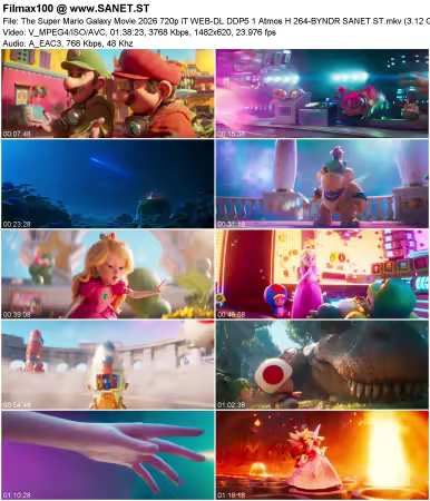 The Super Mario Galaxy Movie 2026 720p iT WEB-DL DDP5 1 Atmos H 264-BYNDR