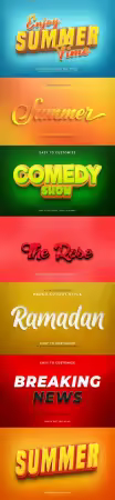 Psd text effect set vol 382