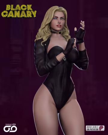 Shadaloo Studios – Black Canary – 3D Print Model