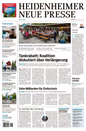 Heidenheimer Neue Presse - 19 Mai 2026