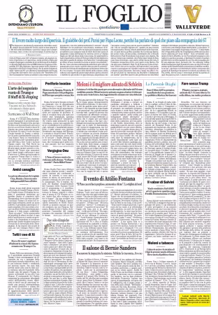 Il Foglio Quotidiano - 16 maggio 2026