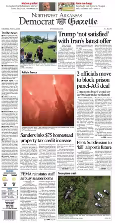 Northwest Arkansas DemocratGazette - 2 May 2026