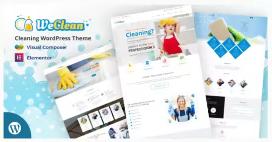 Themeforest - We Clean v4.5 - Cleaning WordPress 13563609