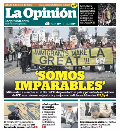 La Opinion - 2 mayo 2026 (PDF)