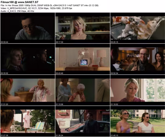 In Her Shoes 2005 1080p DUAL DSNP WEB-DL x264 EAC3 5.1-HdT