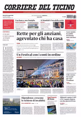 Corriere del Ticino - 28 maggio 2026