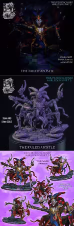 Ronin Arts Workshop – The Failed Apostle – Harlequin Monster – 3D Print Model