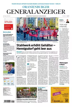Oranienburger Generalanzeiger - 2 Mai 2026