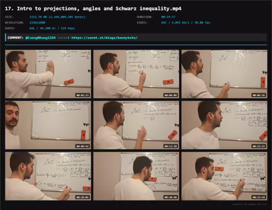 Linear Algebra for Dummies, with applications in AI