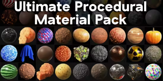 Superhive Market - Ultimate Blender Procedural Material Pack