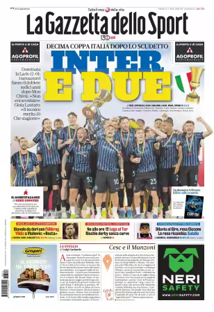 La Gazzetta dello Sport Roma - 14 maggio 2026