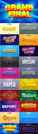 Psd text effect set vol 010