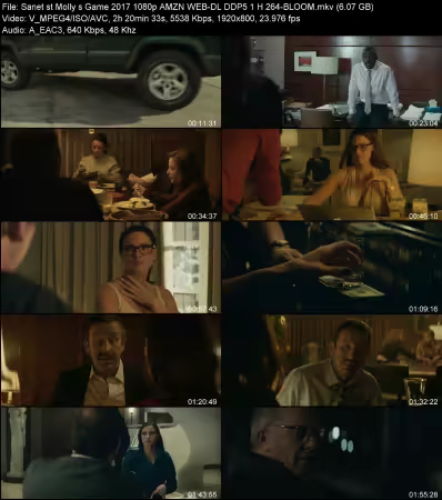Mollys Game 2017 1080p AMZN WEB-DL DDP 5.1 H264-BLOOM