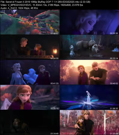 Frozen II 2019 1080p BluRay DDP 7.1 H265-EDGE2020