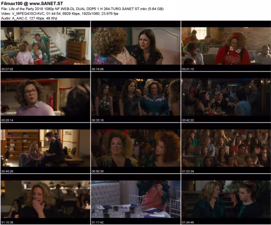 Life of the Party 2018 1080p NF WEB-DL DUAL DDP5.1 H264-TURG