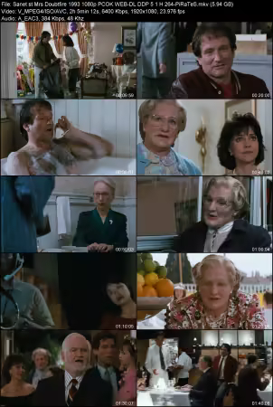 Mrs. Doubtfire 1993 1080p PCOK WEB-DL DDP 5.1 H264-PiRaTeS