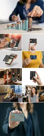 10 Finance &amp; Credit Cards Stock Images