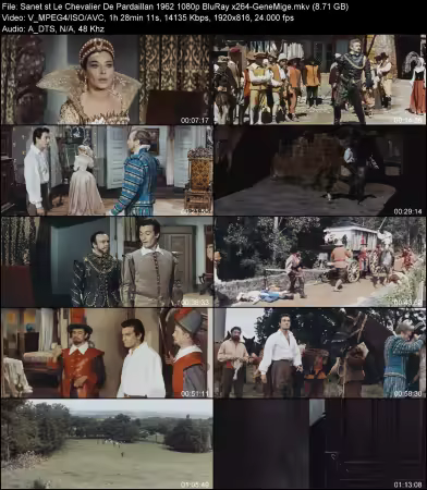 Le Chevalier De Pardaillan 1962 1080p BluRay x264-GeneMige