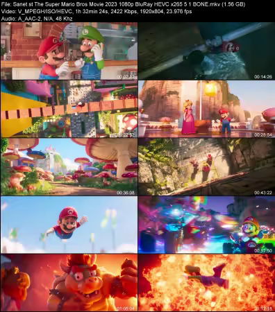 The Super Mario Bros Movie 2023 1080p BluRay HEVC x265 5 1 BONE