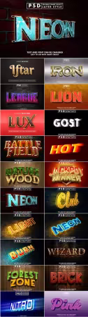 Psd text effect set vol 030