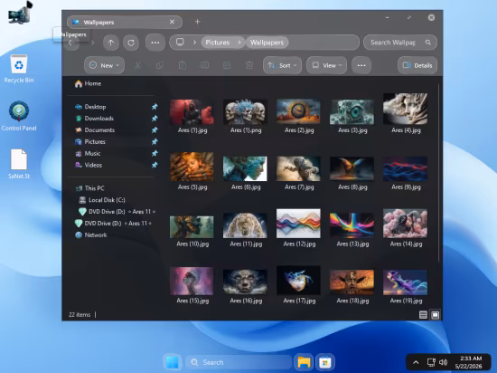 Windows 11 Pro 25H2 Build 26200.8328 Ares 11 Edition
