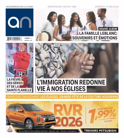 Acadie Nouvelle - 15 mai 2026