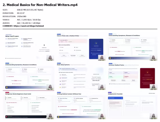 Medical Writing Course for Beginner: Start Earning in 7 days