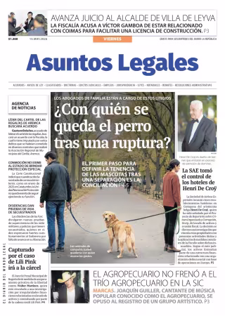 Asuntos Legales - 15 mayo 2026