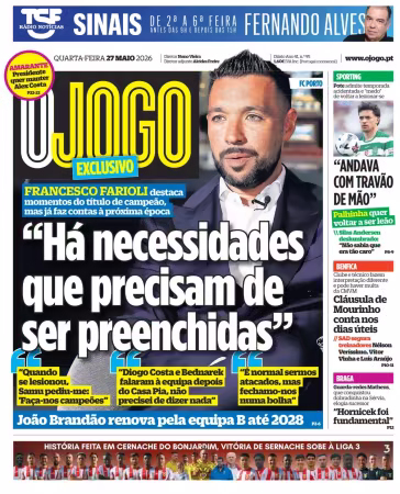 O Jogo - 27 maio 2026