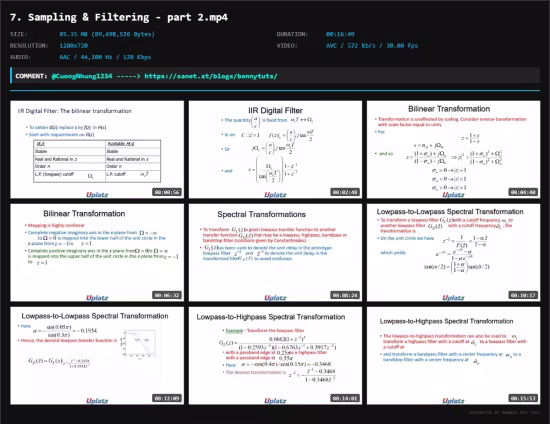 Digital Signal Processing (DSP)