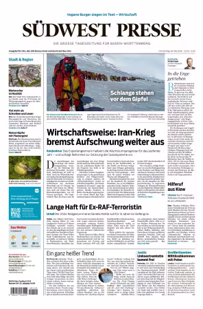Sudwest Presse - 28 Mai 2026