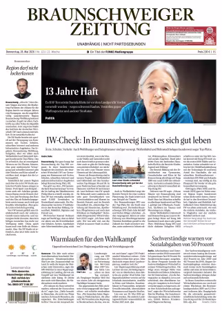 Braunschweiger Zeitung (Braunschweig) - 28 Mai 2026