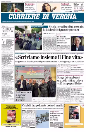 Corriere di Verona - 16 maggio 2026