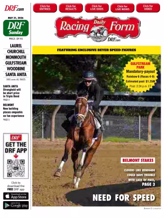 Daily Racing Form National Digital Edition - 31 May 2026
