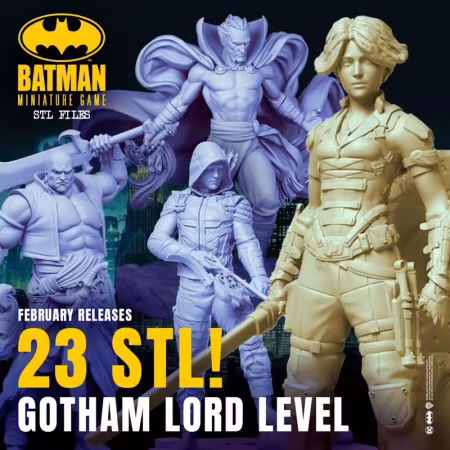 Knight Models – Batman Miniatures Game – Gotham Lord February 2026 – 3D Print Model