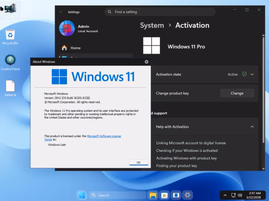 Windows 11 Pro 25H2 Build 26200.8328 Ares 11 Edition