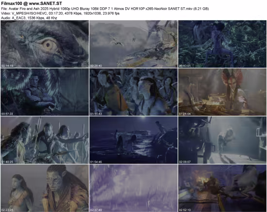 Avatar Fire and Ash 2025 Hybrid 1080p UHD Bluray 10Bit DDP 7.1 Atmos DV HDR10P x265-NeoNoir
