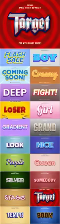 Psd text effect set vol 015