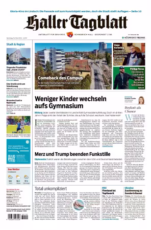 Haller Tagblatt - 16 Mai 2026