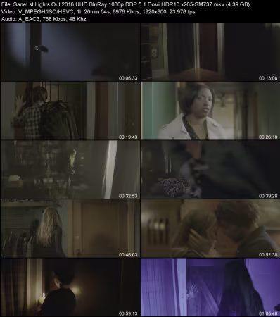 Lights Out 2016 UHD BluRay 1080p DDP 5.1 DoVi HDR10 x265-SM737