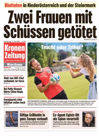 Kronen Zeitung - 21 Mai 2026
