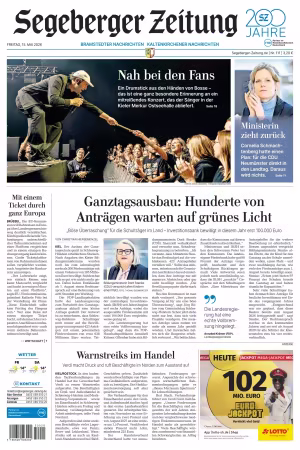 Segeberger Zeitung - 15 Mai 2026