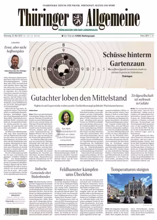 Thuringer Allgemeine (Muhlhausen und Bad Langensalza) - 19 Mai 2026